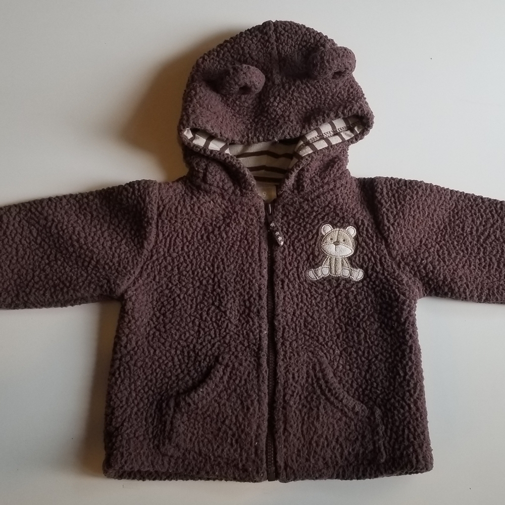 Brown sweater with hood with ears
